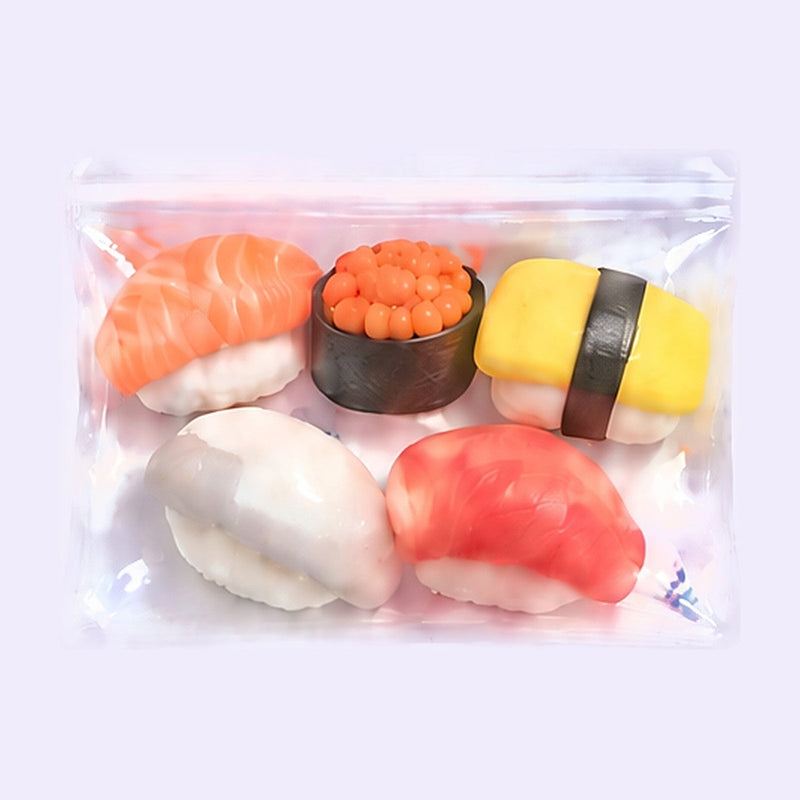 Sushi crispy squishy set by Crinklet