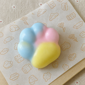 Pastel Cat Paw Crunchy Squishy