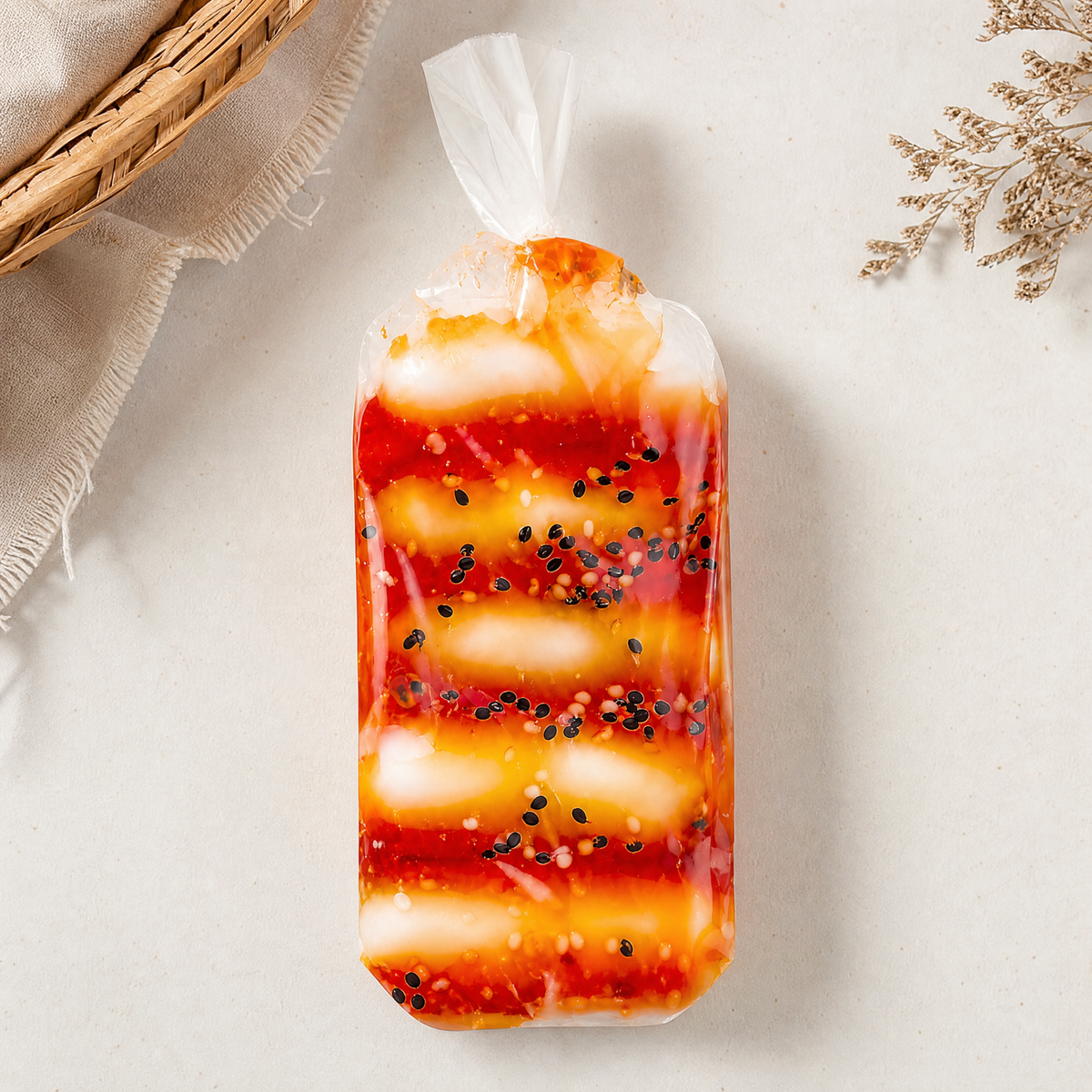 Spicy Rice Cake Crunchy Squishy